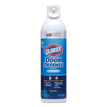 Clorox Commercial Solutions Odor Defense, Clean Air Scent, 14 oz Aerosol 31711EA